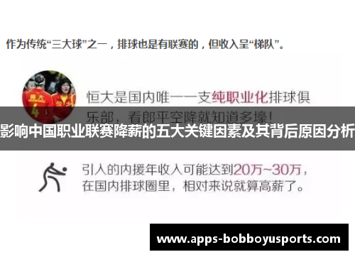 影响中国职业联赛降薪的五大关键因素及其背后原因分析